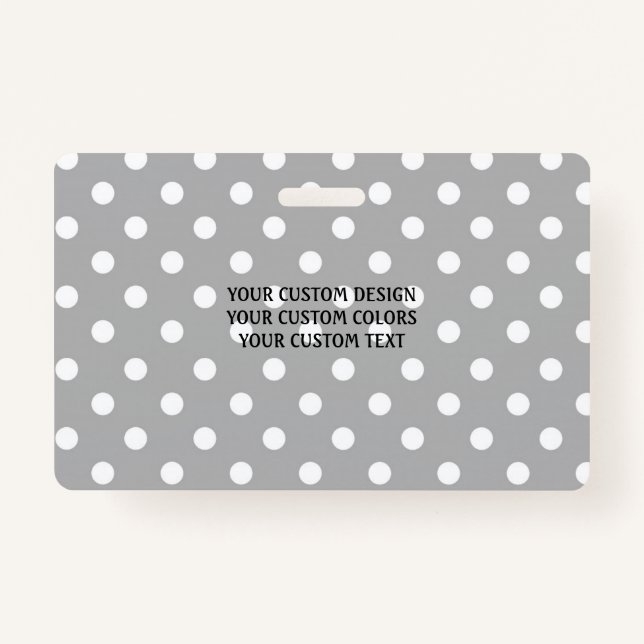 Create Your Own Custom Personalised ID Badge (Front)