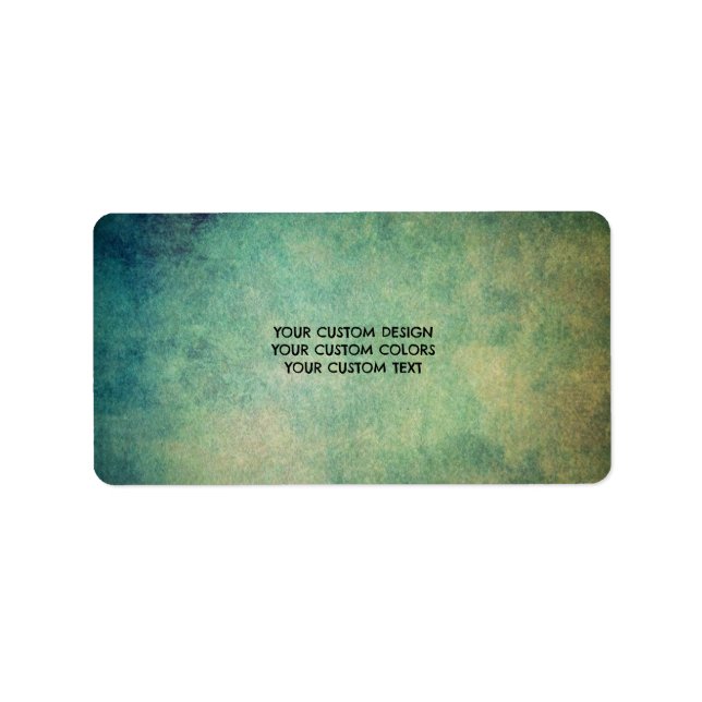 Create Your Own Custom Personalised Label (Front)