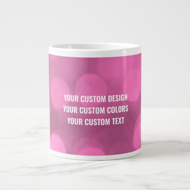 Create Your Own Custom Personalised Large Coffee Mug (Front)
