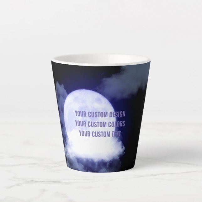 Create Your Own Custom Personalised Latte Mug (Front)