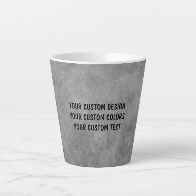 Create Your Own Custom Personalised Latte Mug (Front)