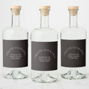 Create Your Own Custom Personalised Liquor Bottle Label