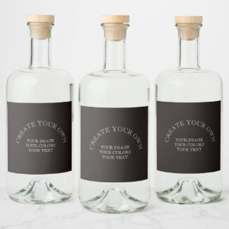 Create Your Own Custom Personalised Liquor Bottle Label