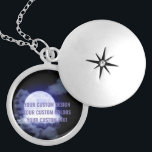 Create Your Own Custom Personalised Locket Necklace<br><div class="desc">Customise this product by adding your own images and text and choosing your favourite fonts and colours. Visit Lit Luminaries on Zazzle to view our entire collection of easy to personalise,  high quality products!</div>