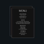 Create Your Own Custom Personalised Menu<br><div class="desc">Create your own custom menus for weddings,  restaurants and special events!</div>
