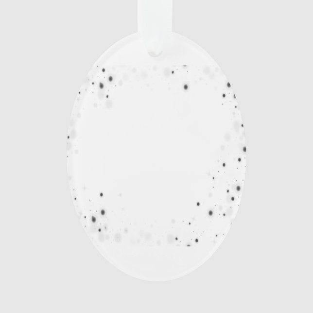 Create Your Own Custom Personalised Ornament (Front)