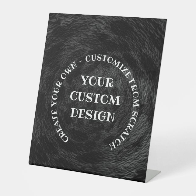 Create Your Own Custom Personalised Pedestal Sign (Front)