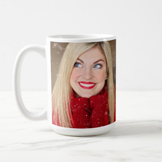 Create Your Own Custom Personalised Photo  Coffee Mug (Left)