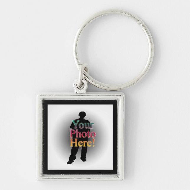 Create Your Own Custom Personalised Photo Key Ring (Front)