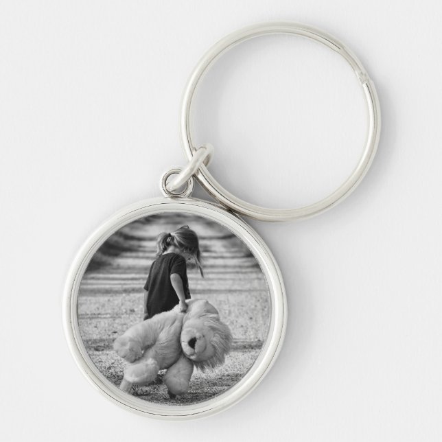 Create Your Own Custom Personalised PHOTO KEYCHAIN (Front)