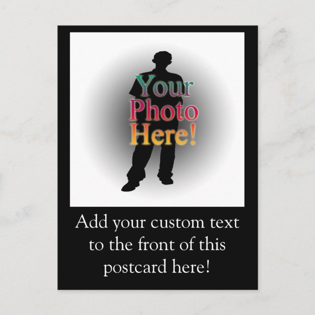 Create Your Own Custom Personalised Photo Postcard (Front)