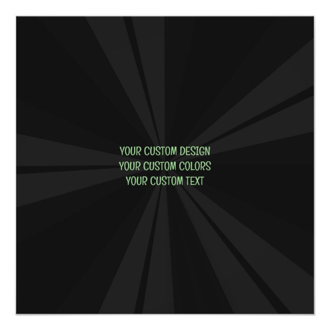 Create Your Own Custom Personalised Photo Print (Front)