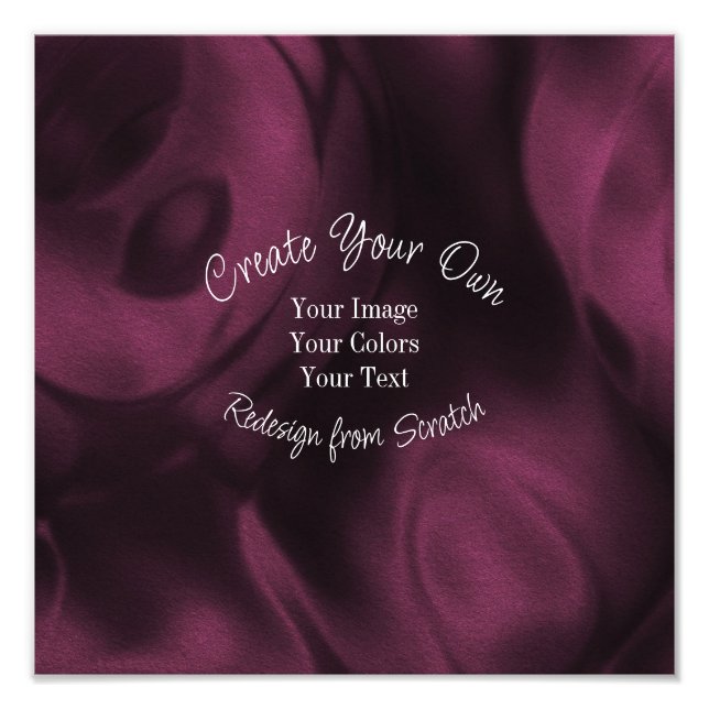 Create Your Own Custom Personalised Photo Print (Front)