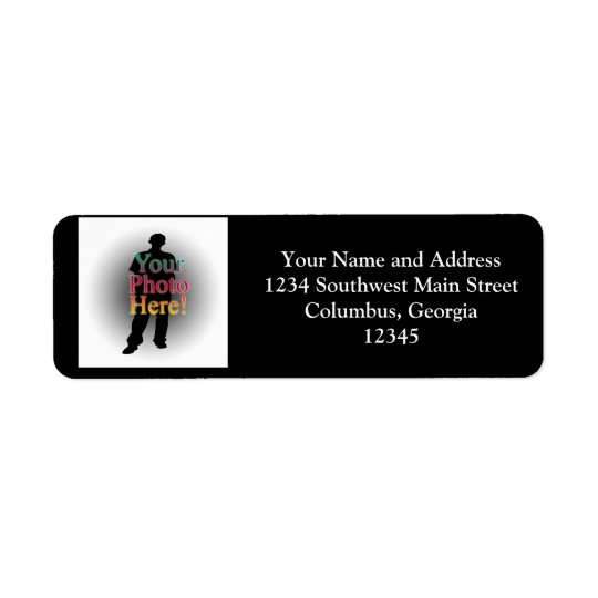 Create Your Own Custom Personalised Photo Return Address Label