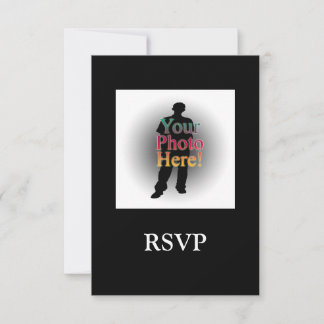 Create Your Own Custom Personalised Photo RSVP Card
