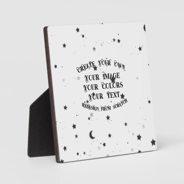 Create Your Own Custom Personalised Plaque (Front)