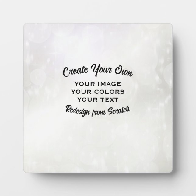 Create Your Own Custom Personalised Plaque (Front)