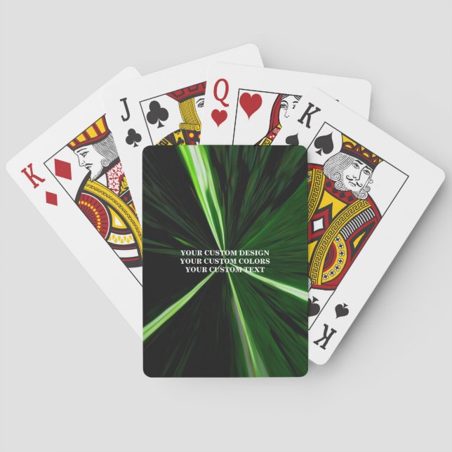 Create Your Own Custom Personalised Playing Cards (Back)