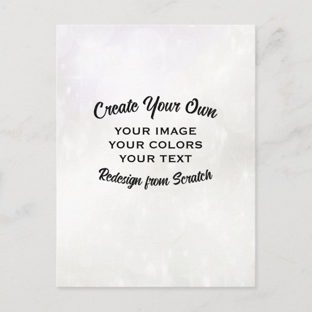 Create Your Own Custom Personalised Postcard (Front)