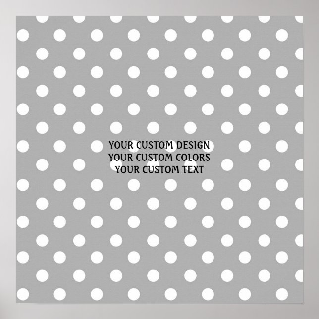 Create Your Own Custom Personalised Poster (Front)