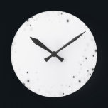 Create Your Own Custom Personalised Round Clock<br><div class="desc">Personalise this product by adding your own text or redesign entirely from scratch by replacing our image with your own!

Visit Christmas Town on Zazzle to shop our entire collection of custom gifts,  party supplies,  holiday decorations,  stocking stuffers and more.</div>