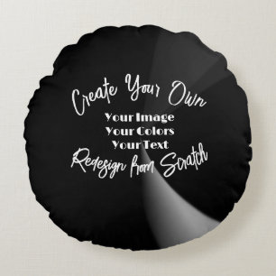 Create Your Own Custom Personalised Round Cushion