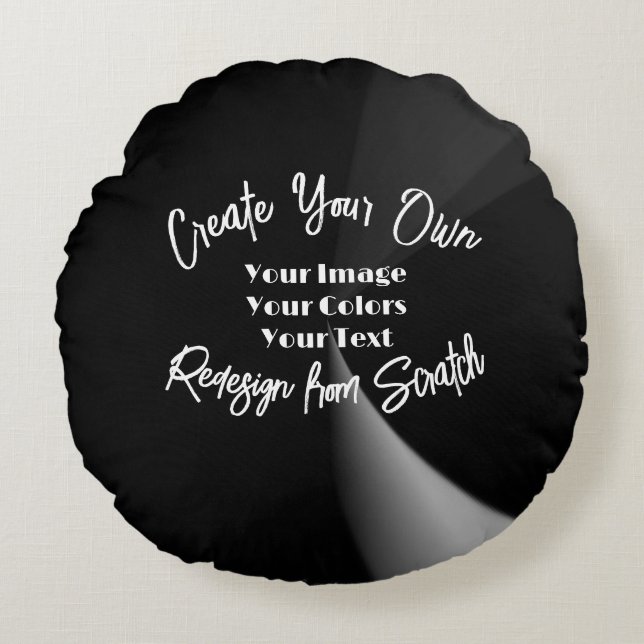 Create Your Own Custom Personalised Round Cushion (Front)