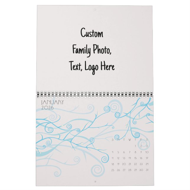 Create Your Own Custom Personalised Sakura Deco Calendar (Jan 2026)