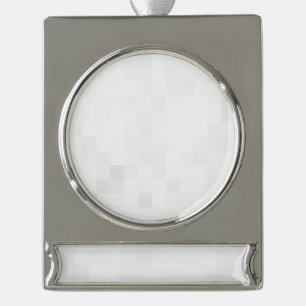 Create Your Own Custom Personalised Silver Plated Banner Ornament