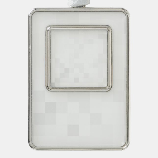 Create Your Own Custom Personalised Silver Plated Framed Ornament (Front)