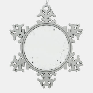 Create Your Own Custom Personalised Snowflake Pewter Christmas Ornament