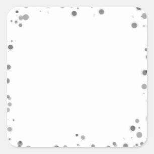 Create Your Own Custom Personalised Square Sticker