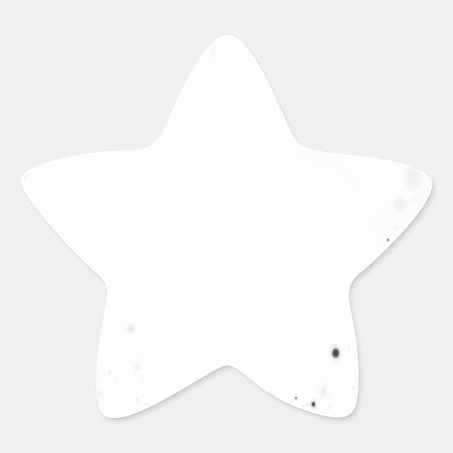 Create Your Own Custom Personalised Star Sticker (Front)
