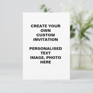 Create Your Own Custom Personalised Thank You Card