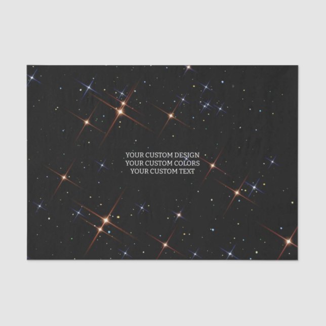 Create Your Own Custom Personalised Tissue Paper (Front)