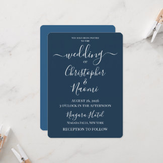 Create Your Own Custom Personalised Wedding Invitation