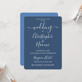 Create Your Own Custom Personalised Wedding Invitation
