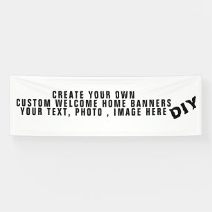 Create Your Own Custom Personalised Welcome Home Banner