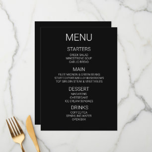 Create Your Own Custom Personalized Menu