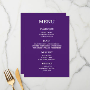 Create Your Own Custom Personalized Menu
