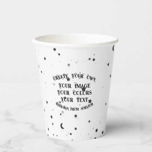 Create Your Own Custom Personalized Paper Cups (Front)