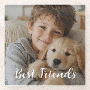 Create your own custom pet glass coaster