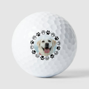 Create Your Own Custom Pet Photo Paw Print Frame Golf Balls