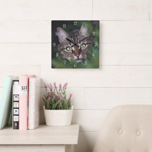 Create Your Own Custom Pet Photo Square Wall Clock