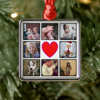 Create Your Own Custom Photo Collage Metal Tree Decoration