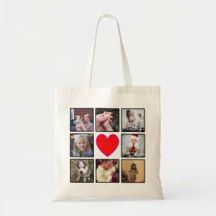 Create Your Own Custom Photo Collage Tote Bag