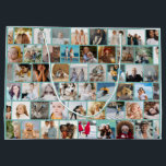 Create Your Own Custom Photo Grid Large Gift Bag<br><div class="desc">How cool is this gift bag! Modern photo grid template for you to add your own photos. Bacground can be changed to any color.</div>