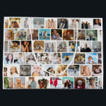 Create Your Own Custom Photo Grid Large Gift Bag<br><div class="desc">How cool is this gift bag! Modern photo grid template for you to add your own photos. Bacground can be changed to any color.</div>