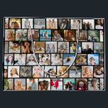 Create Your Own Custom Photo Grid Large Gift Bag<br><div class="desc">How cool is this gift bag! Modern photo grid template for you to add your own photos.</div>