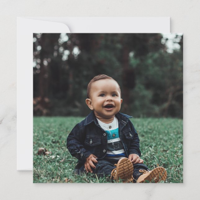 Create Your Own Custom Photo Invitation (Front)